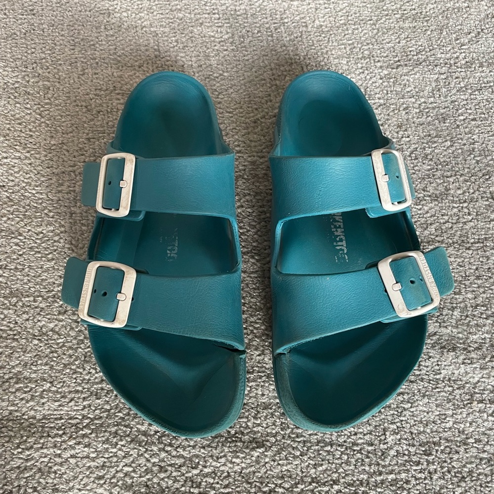 Birkenstock Rubber Arizona Slip on Sandals